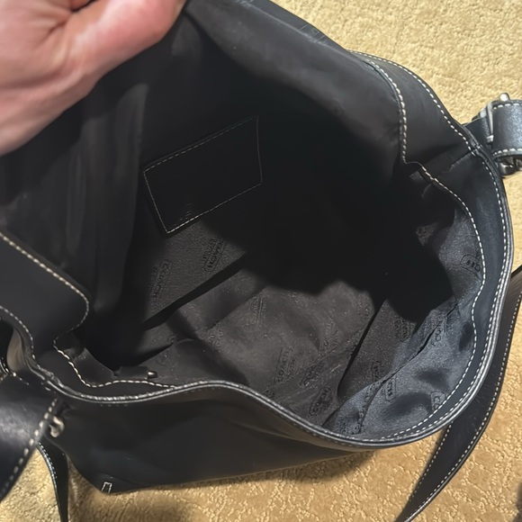 Coach Hamptons Black Leather Crossbody - Picture 6 of 6